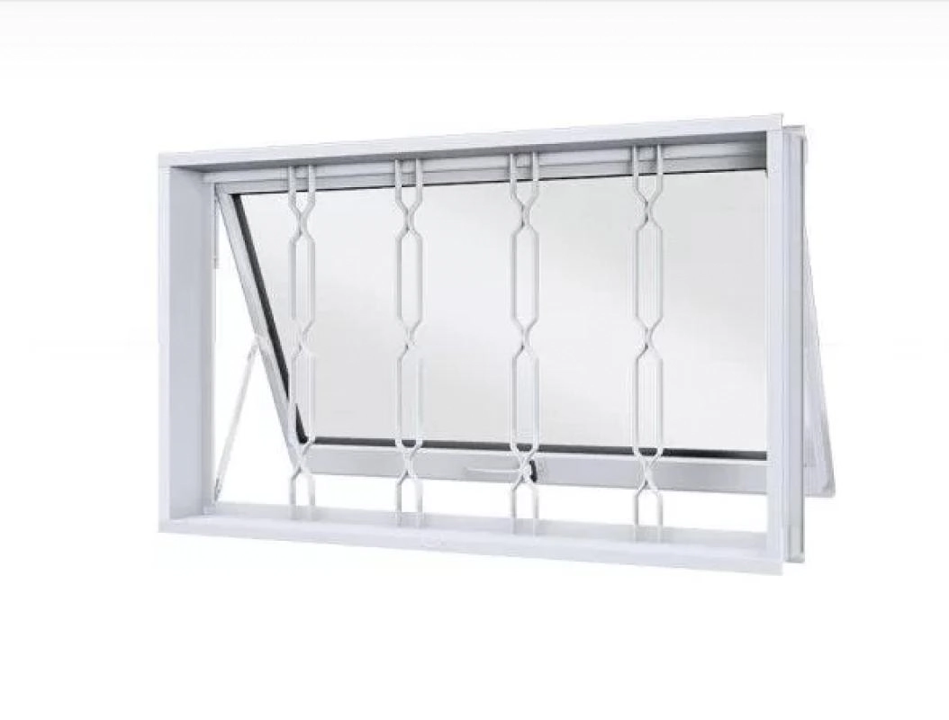 Maxim Ar Em Aço Galvanizado Gold Com Grade Elo Branca - 100x60
