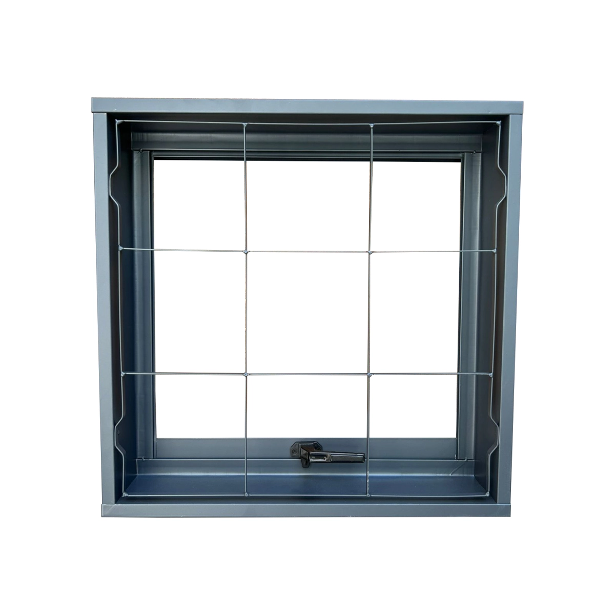 Janela Para Banheiro De Aço 60 X 60 X 6