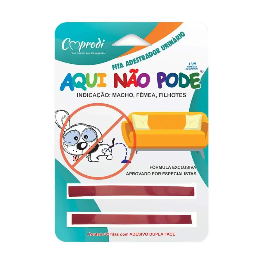 Fita Adestrador Urinã¡rio Para Cã Es Coprodi Aqui Nã O Pode Com 2 Fitas Adesivas