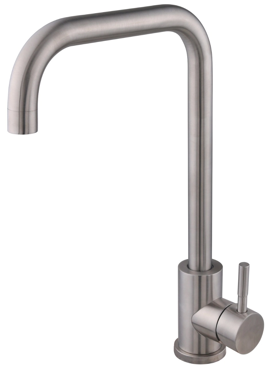 Torneira Inox Escovado De Cozinha Monocomando Gourmet Mesa