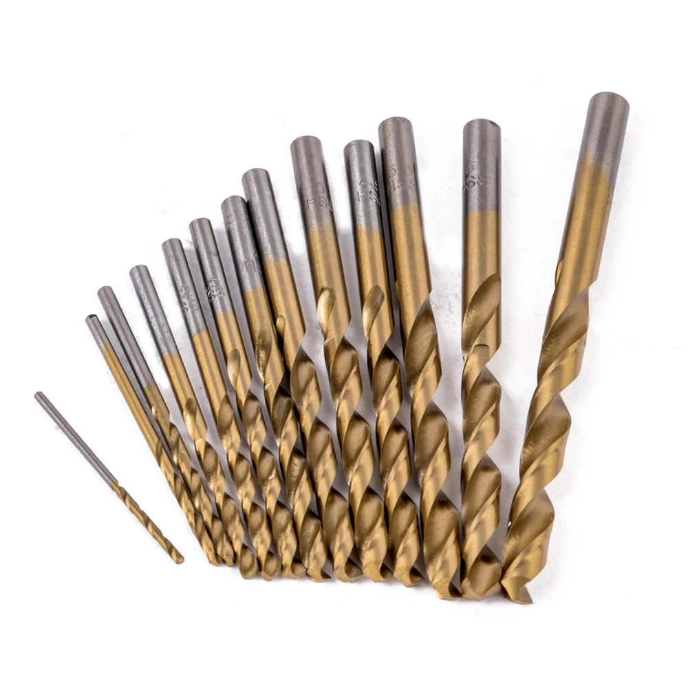 Jg Broca Para Metal 13 Pcs Revestido Em Titânio C/ Estojo