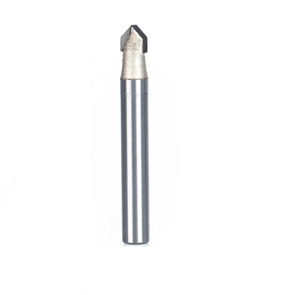 Fresa Gravadora 90 Graus Corte V Haste 6mm Corte 1/4