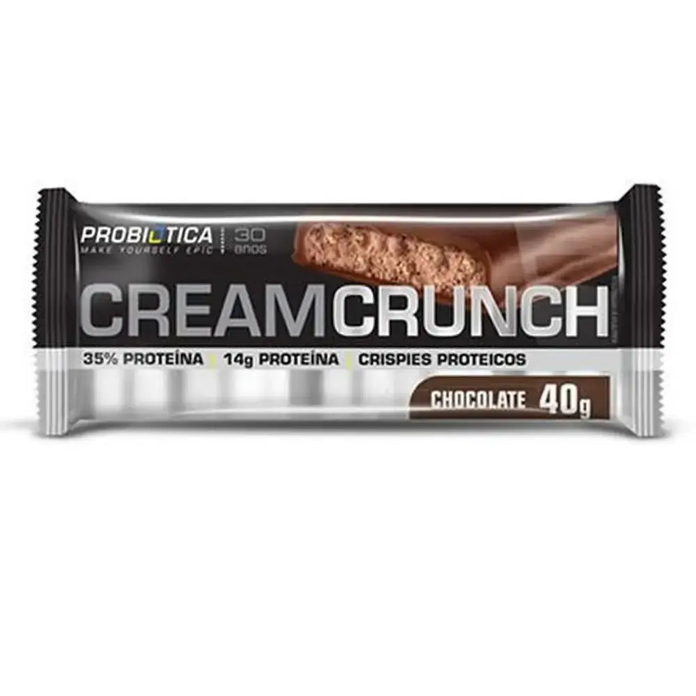 Cream Crunch Protein Chocolate Meio Amargo 2dp12unid40gr 009368 Probiotica
