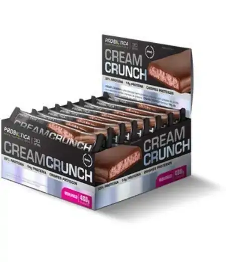 Cream Crunch 2 Display C/ 12 Un 40 Gr Strawberry Cream
