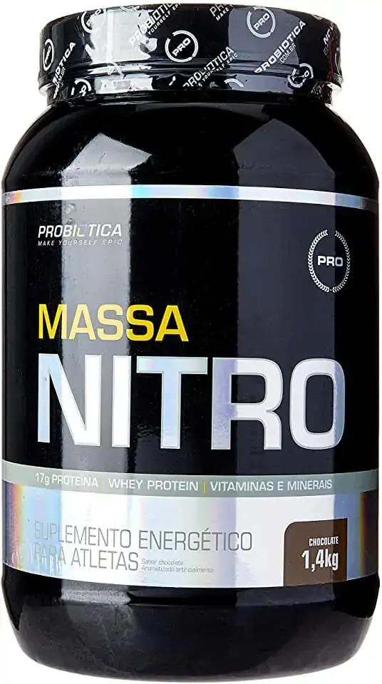 Massa Nitro Chocolate Probiótica Pro Pote 1,4kg