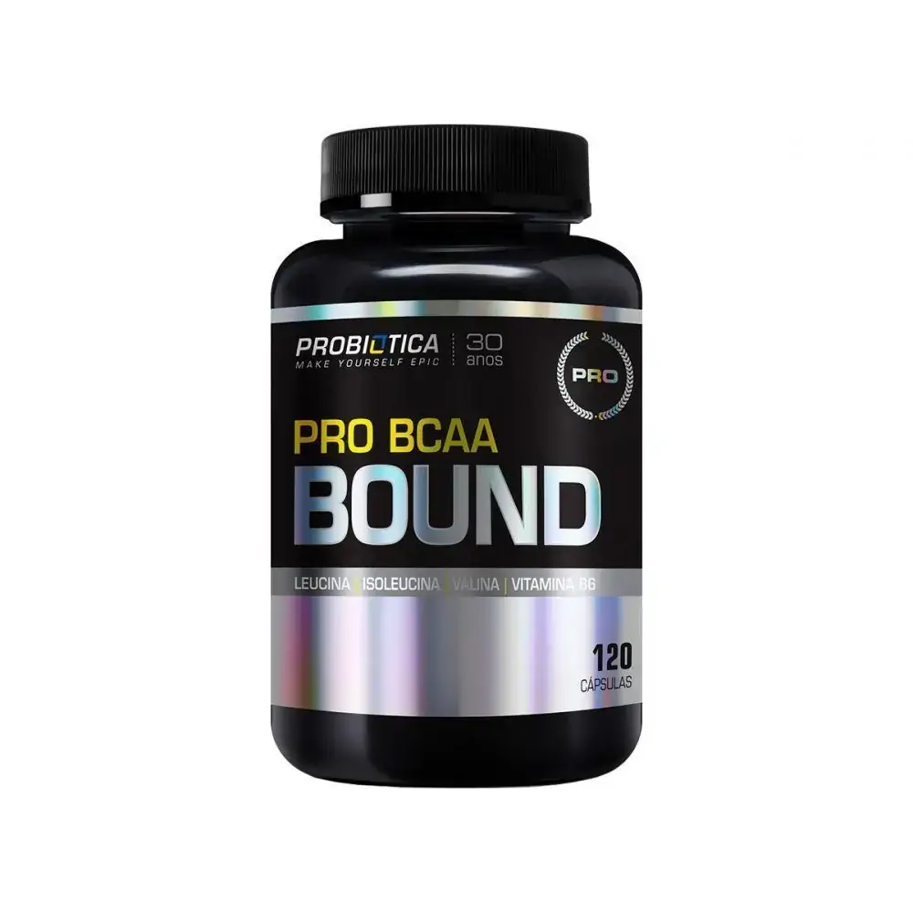 Pro BCAA Bound+Leucina+Isoleucin+Valina 120Cáps Probiótica