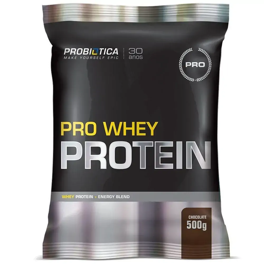 Pro Whey Protein 500gr - Probiótica Sabor:Morango