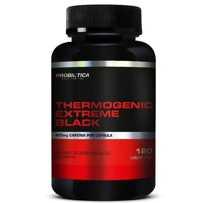 Termogênico Extreme Black. 120 Cáps - Probiótica