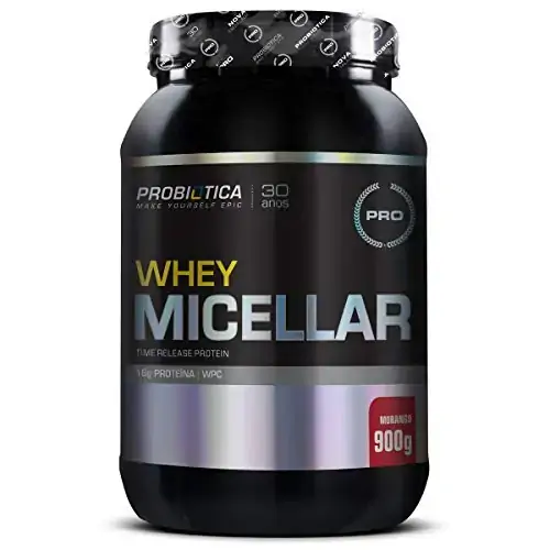 Whey Micellar 900g Morango Probiotica