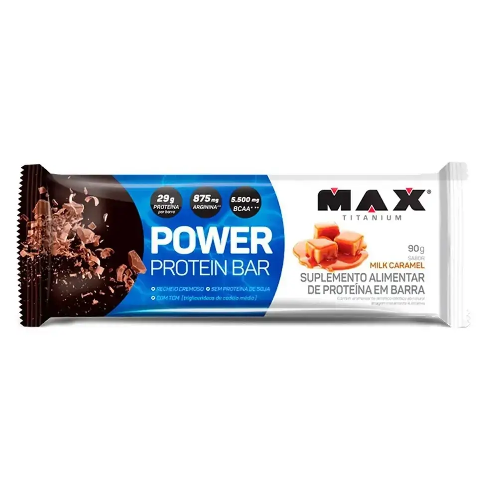 Barra Sup Alimentar Max Power Milk Caramel 90g