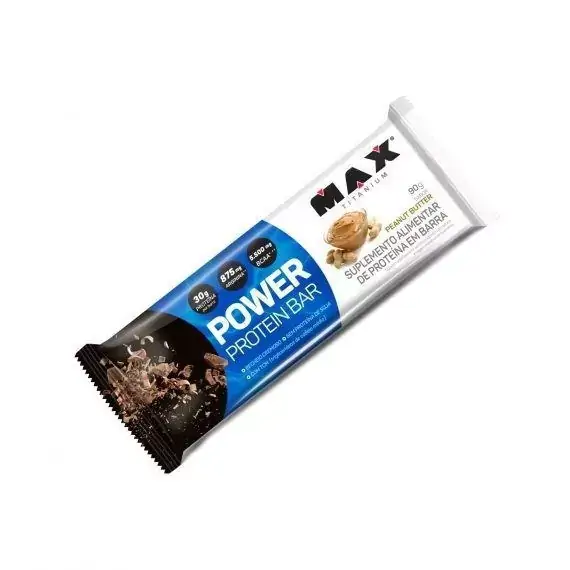 Power Protein Bar Dark 90gr - Max Titanium Sabor:Peanut Butter