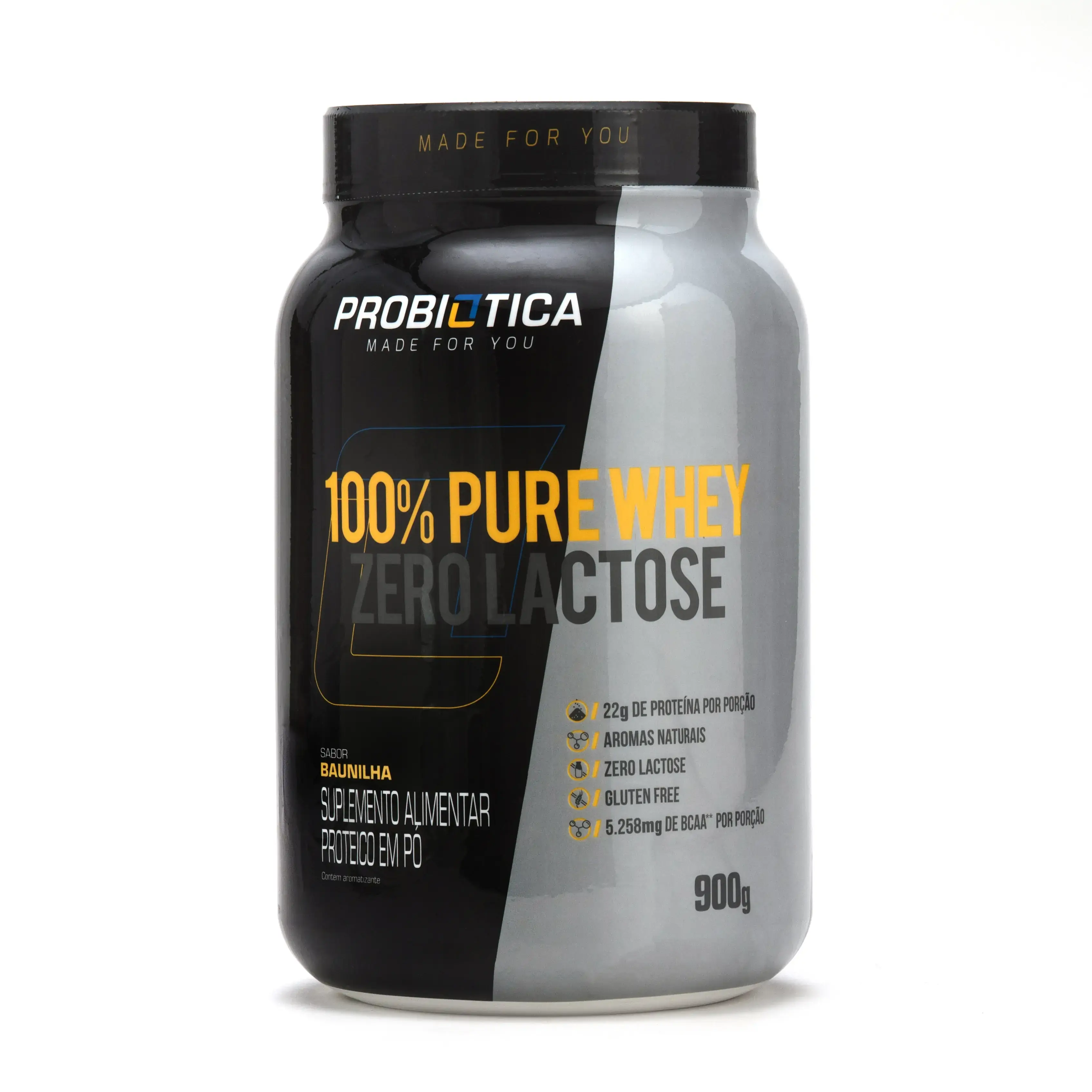 Whey Zero Lactose Baunilha 900 G Probio