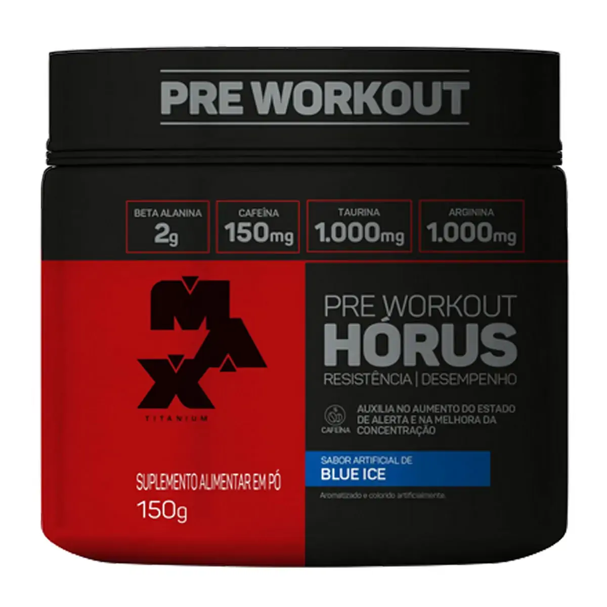 Horus Pote 150gr - Max Titanium Sabor:Blue Ice