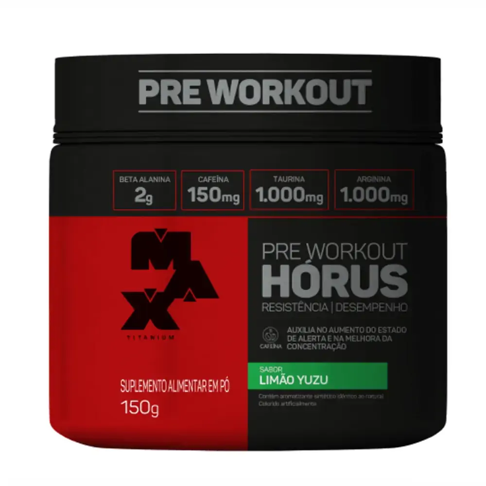 Horus Pote 150gr - Max Titanium Sabor:Limão