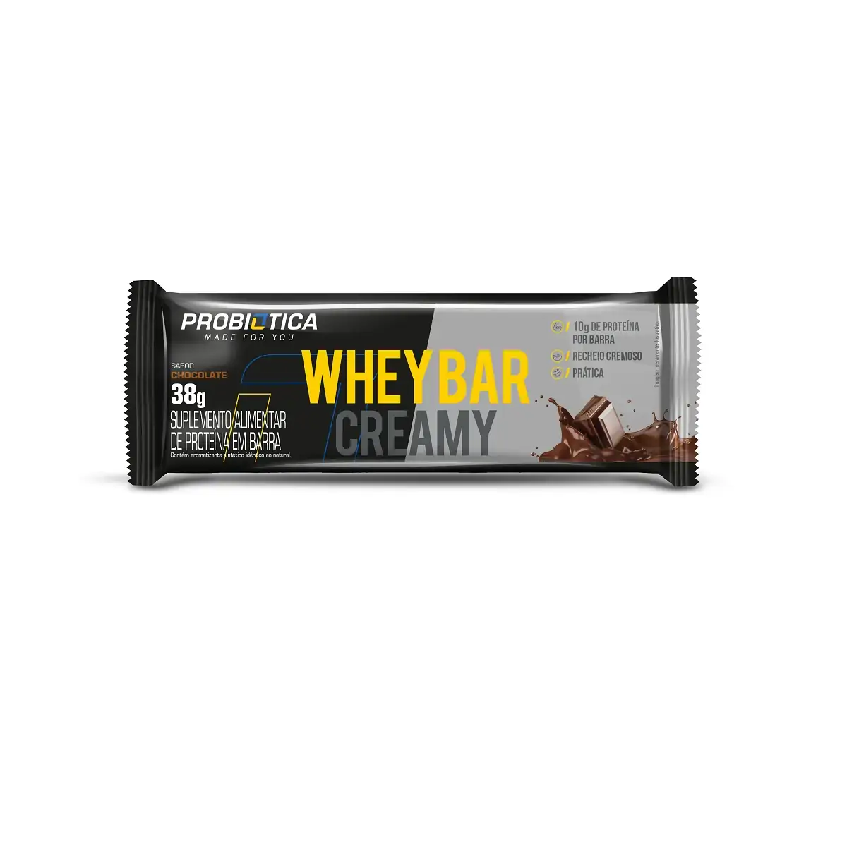 Whey Bar Creamy Sabor Chocolate 38g