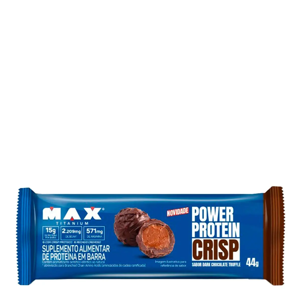 Barra Prot Max Titanium 44g Crisp Dark Choc