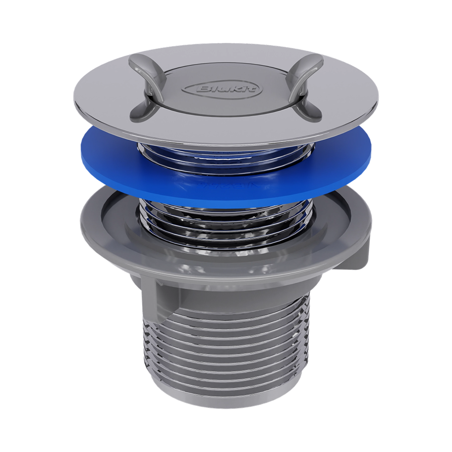 Válvula para Pia de Banheiro 7/8" Cromada Blukit