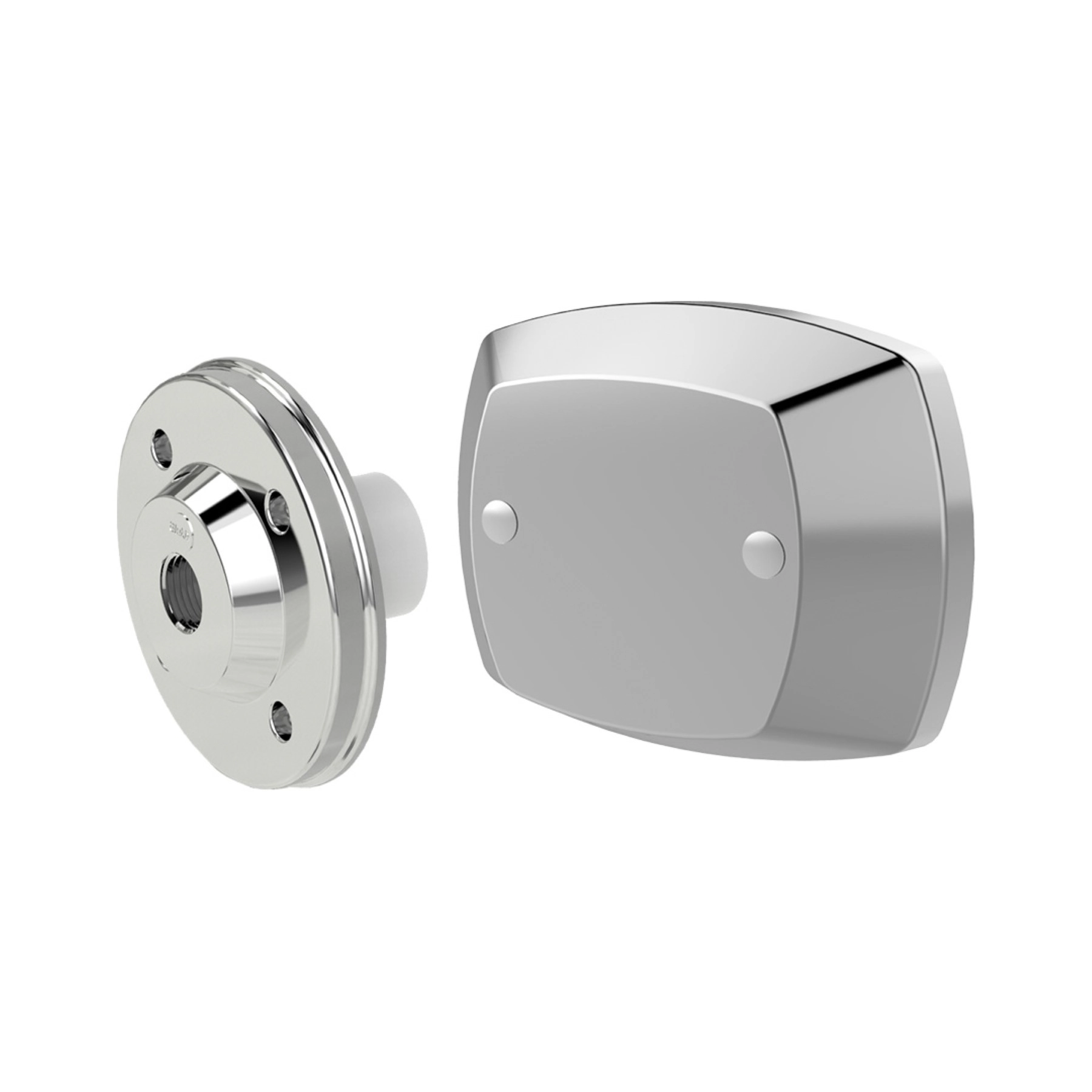 Kit Conversor 38mm 1/2" com Tampa Lisa Cromada Blukit