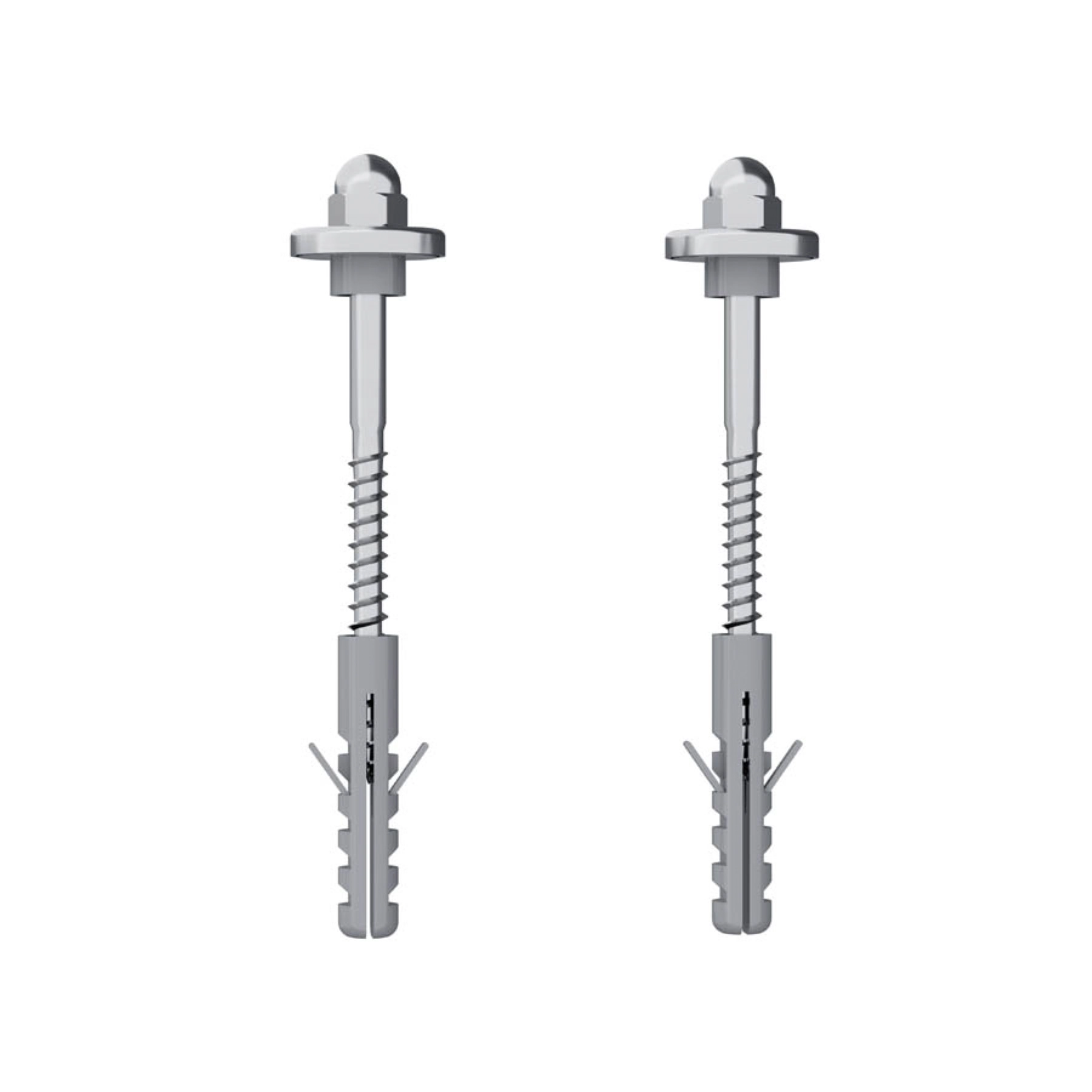Kit Parafuso em Aço Carbono Zincado 3/8 100mm Bucha Nº12 para Tanque Blukit