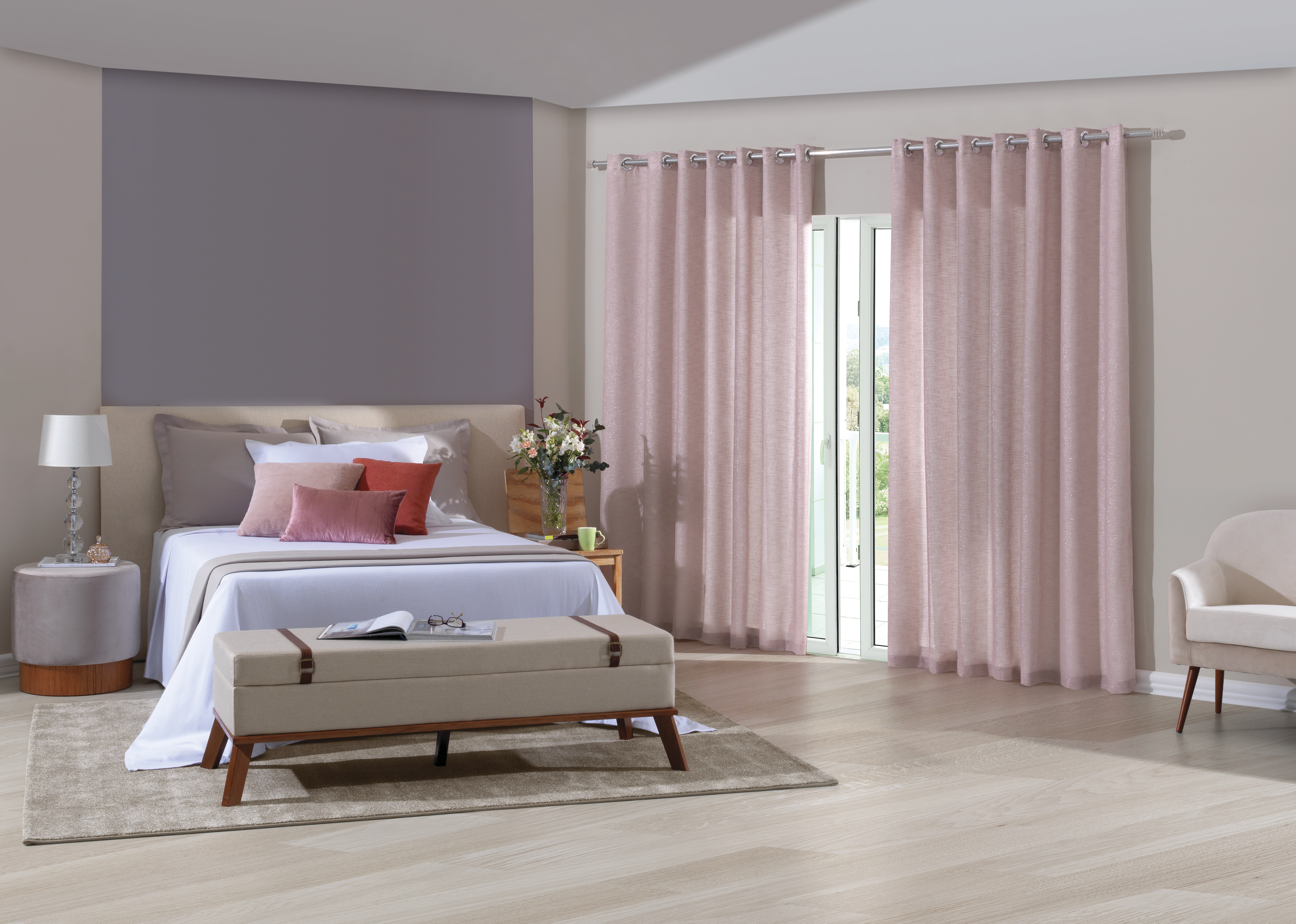 Cortina Duplex Glam Bali 3.00x1.70m 601045216201011 1086 Bella Janela