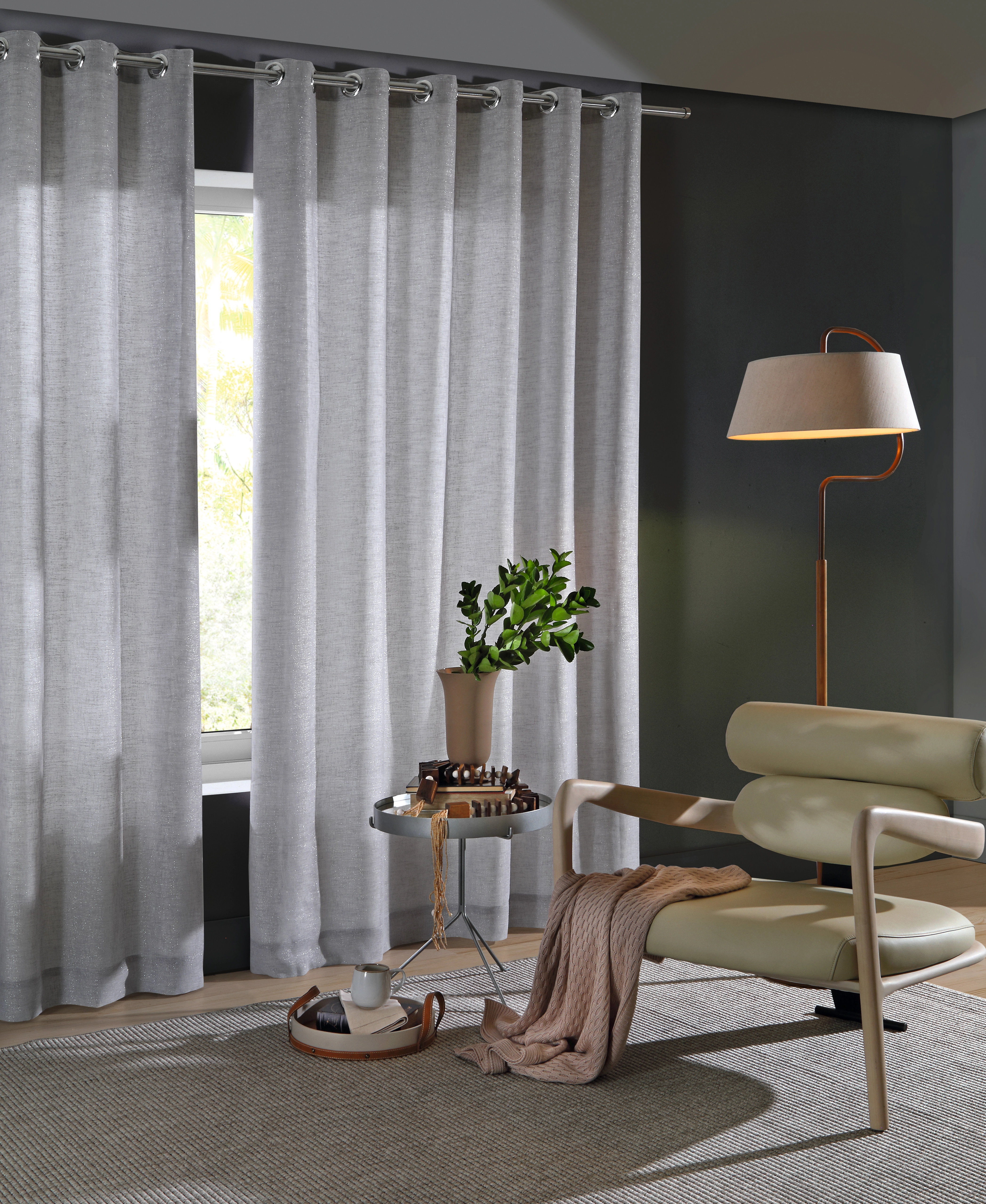 Cortina Duplex Glam Aluminio 3.00x2.30m 601045203901011 902 Bella Jane