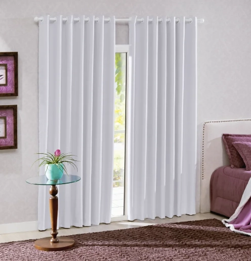 Corta Luz Tecido Liso Branco 3.60x2.50m 645035304801021.12 Bella Janel