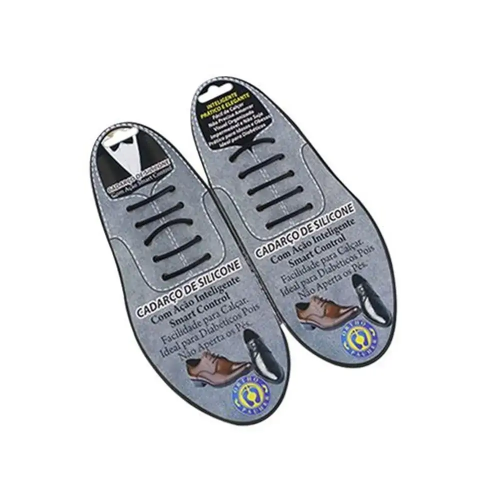 Cardarço de Silicone Social Preto 4092 Ortho Pauher