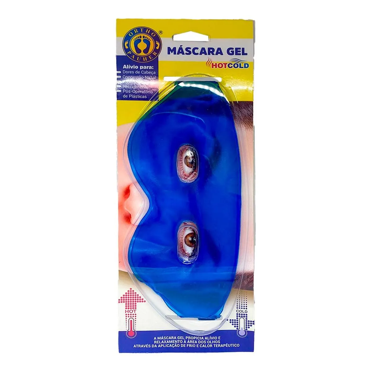 Máscara Térmica Para Os Olhos Em Gel Ortho Pauher Hotcold