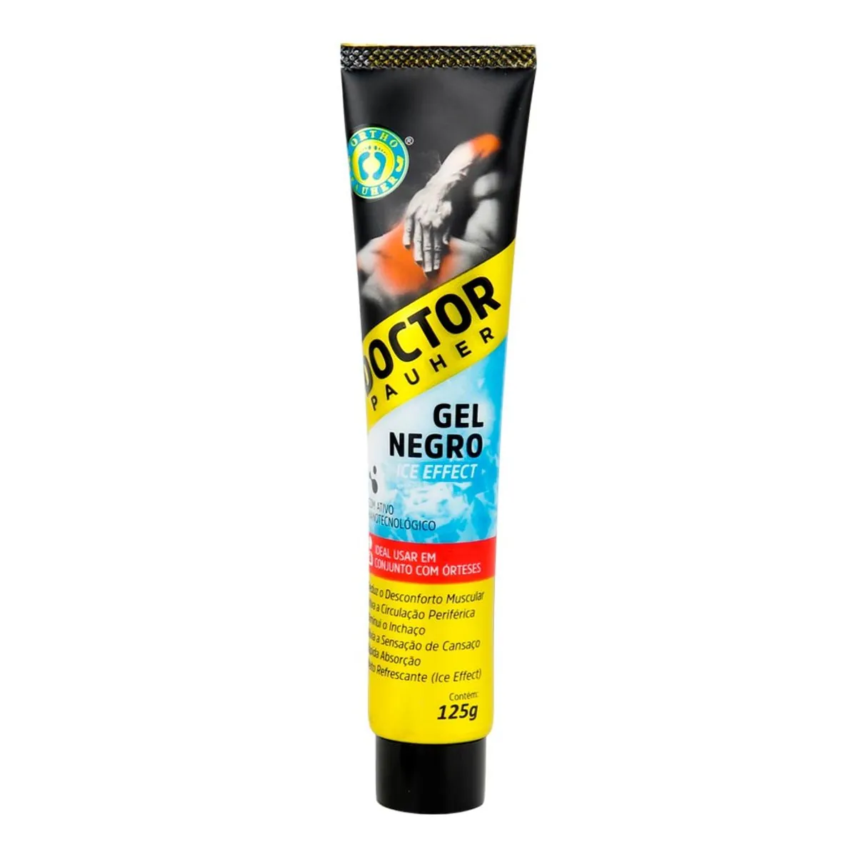 Gel Para Massagem Negro Efeito Refrescante Doctor Pauher Bisnaga 125g