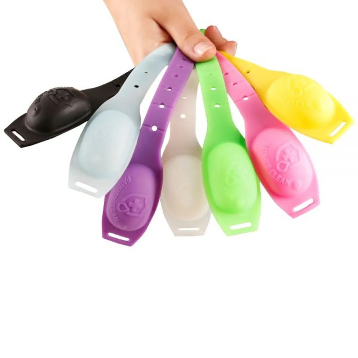 CM410 - Pulseira De Silicone Para Biossegurança Pauher Clean - Cor: Rosa