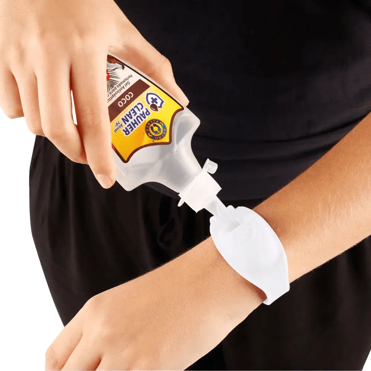CM410 - Pulseira De Silicone Para Biossegurança Pauher Clean - Cor: Branco