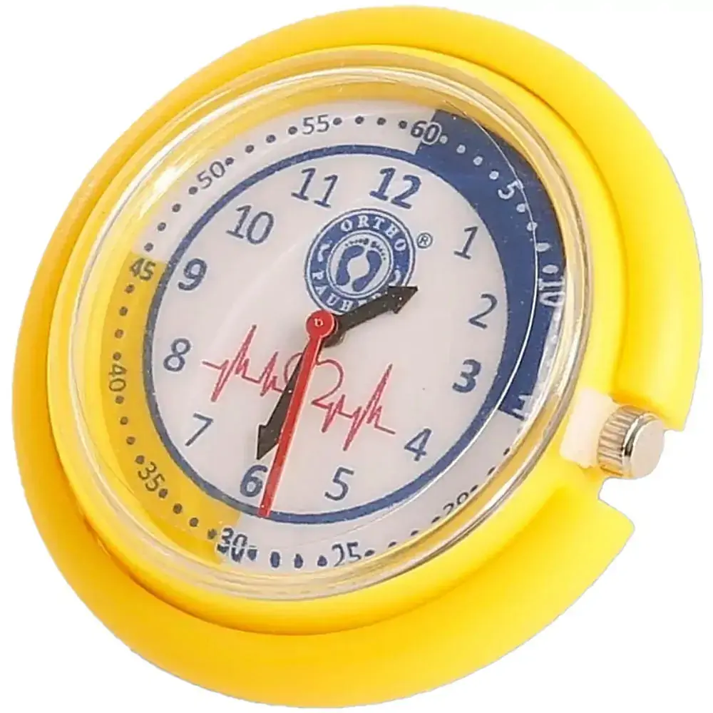 Relógio Para Estetoscópio Stethowatch Ortho Pauher - Ac751 - Amarelo