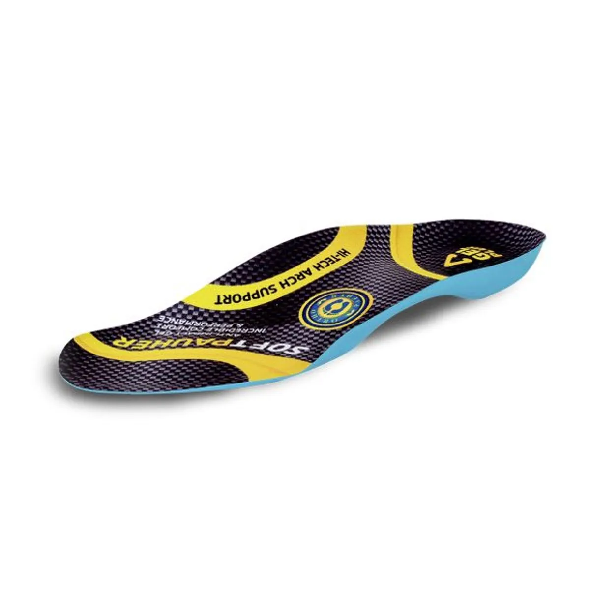 AC018 - Palmilha 3/4 Suporte Sustentação Do Arco E Estabilidade Softpauher Masculina - Cor: Azul