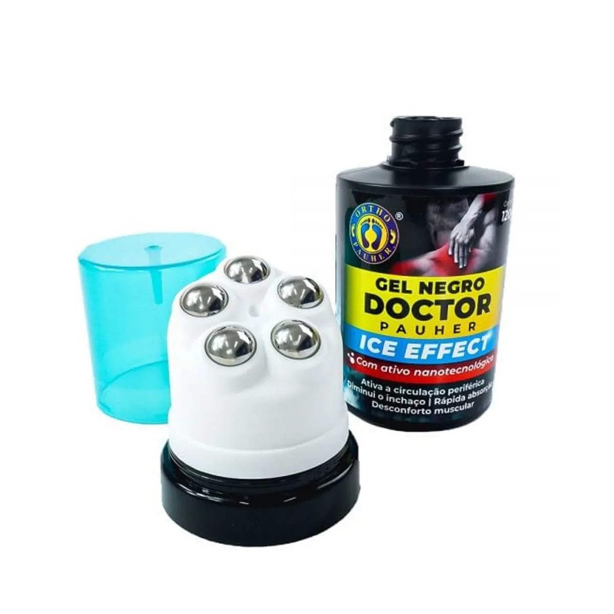 Gel Negro com Massageador Doctor Pauher - 120g