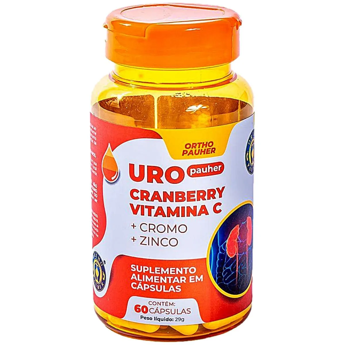 Suplemento Alimentar Uro Pauher - 60 Cápsulas