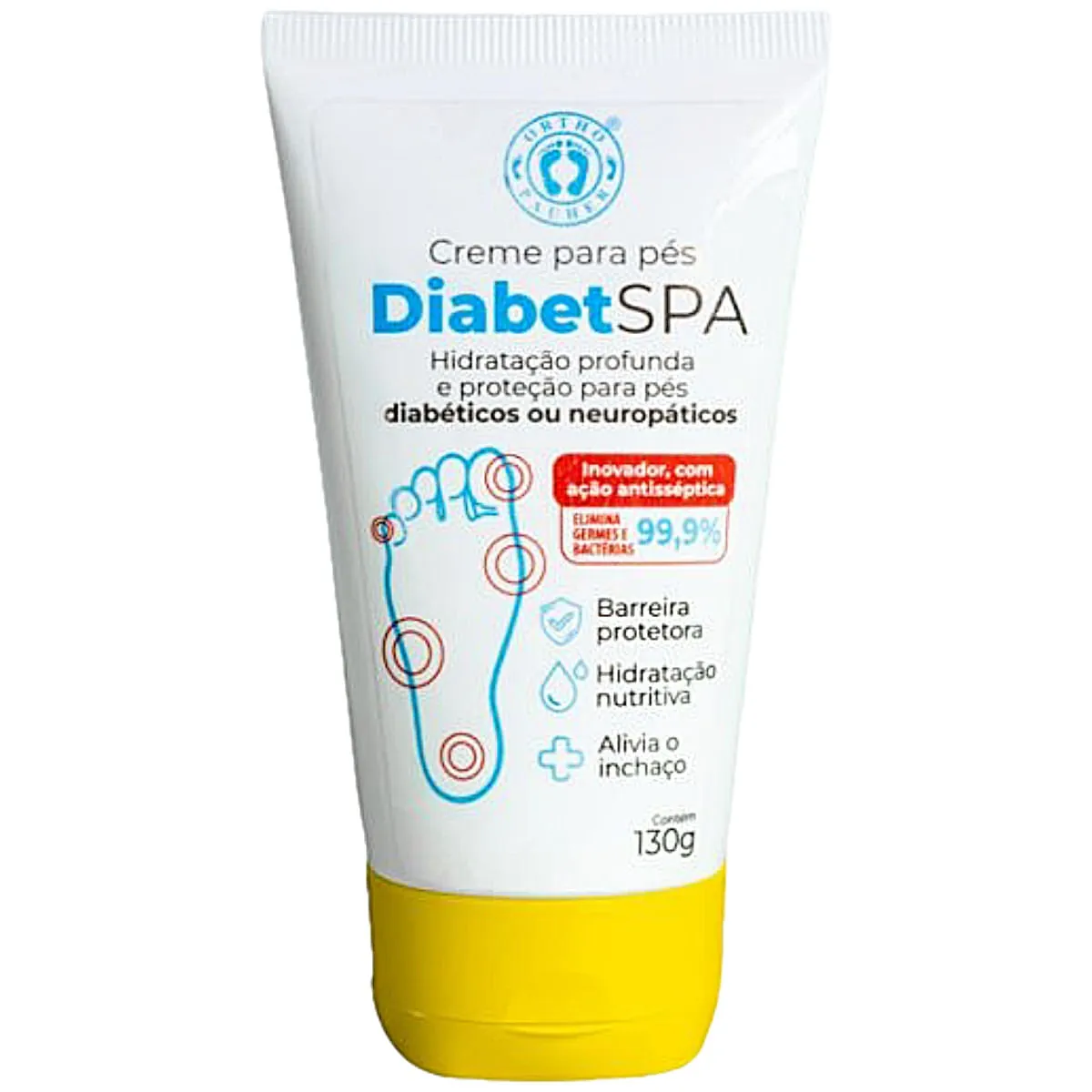 Creme para Pés DiabetSPA Ortho Pauher 130g - unidade