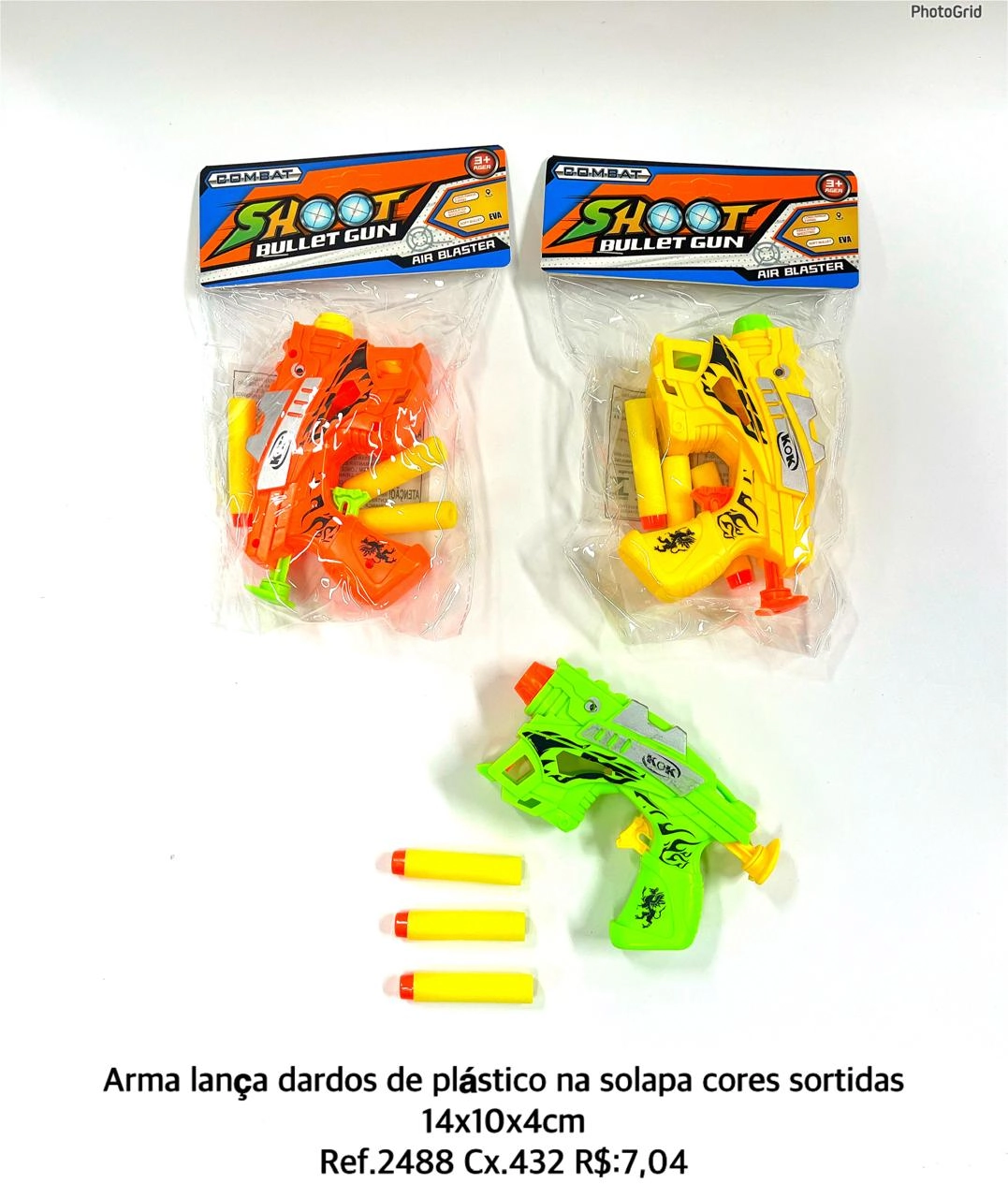 Pistola Lanca Dardos Ref.ff 2488