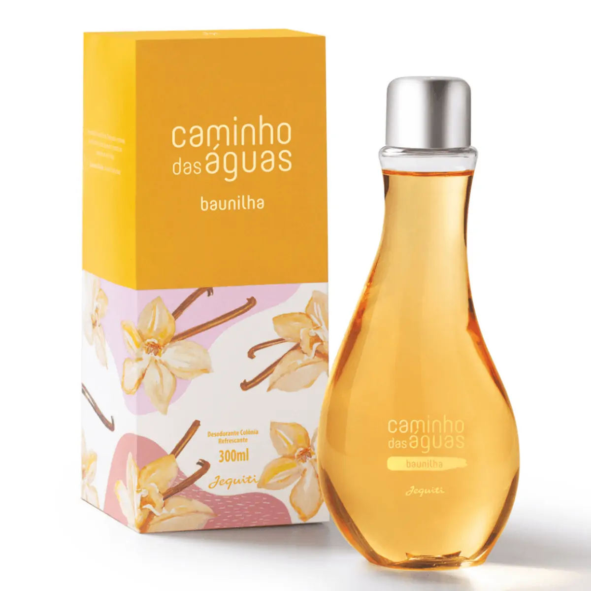 Desodorante Colônia Refrescante Caminho das Águas Baunilha Jequiti 300 ml