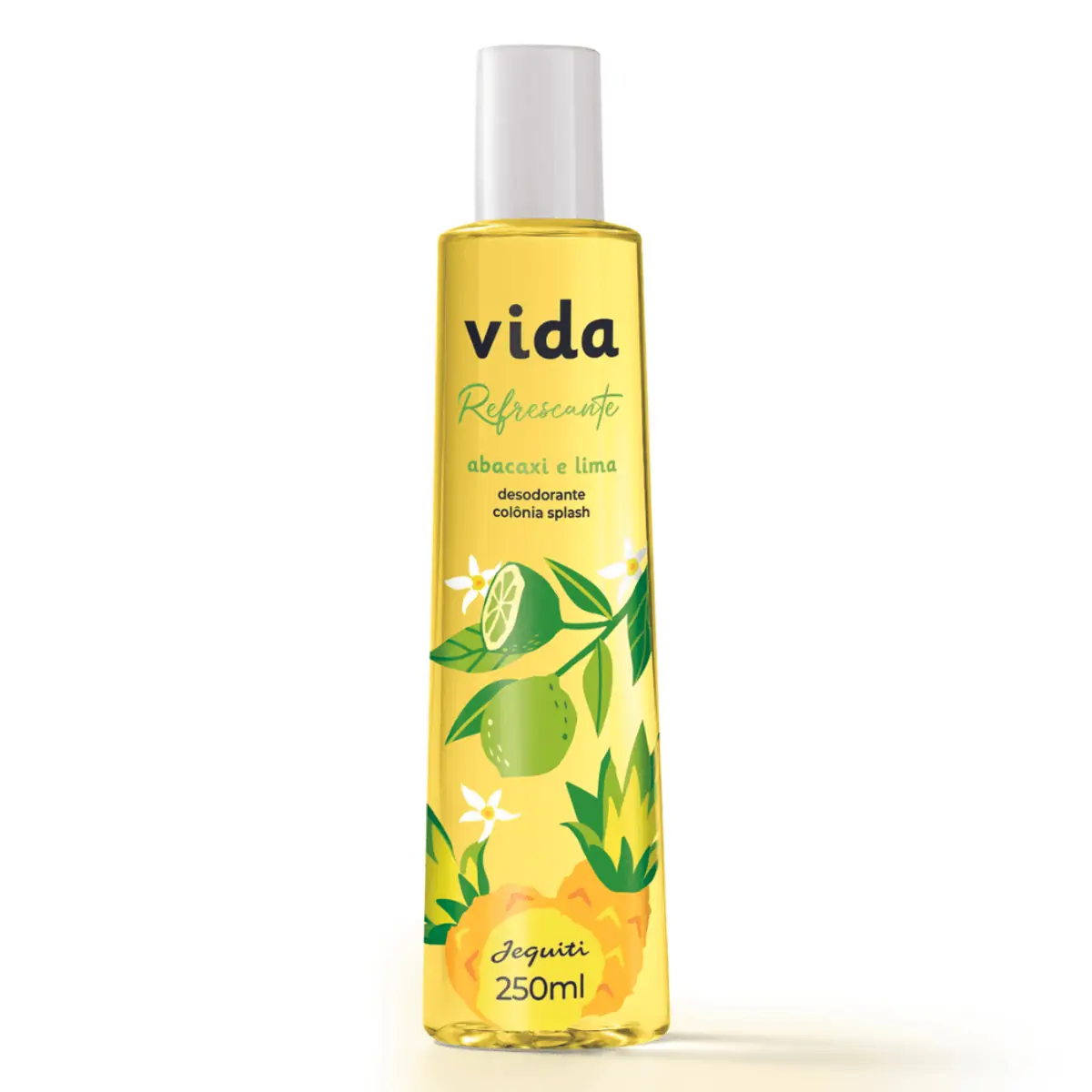 Desodorante Colônia Splash Vida Abacaxi e Lima Jequiti 250 ml