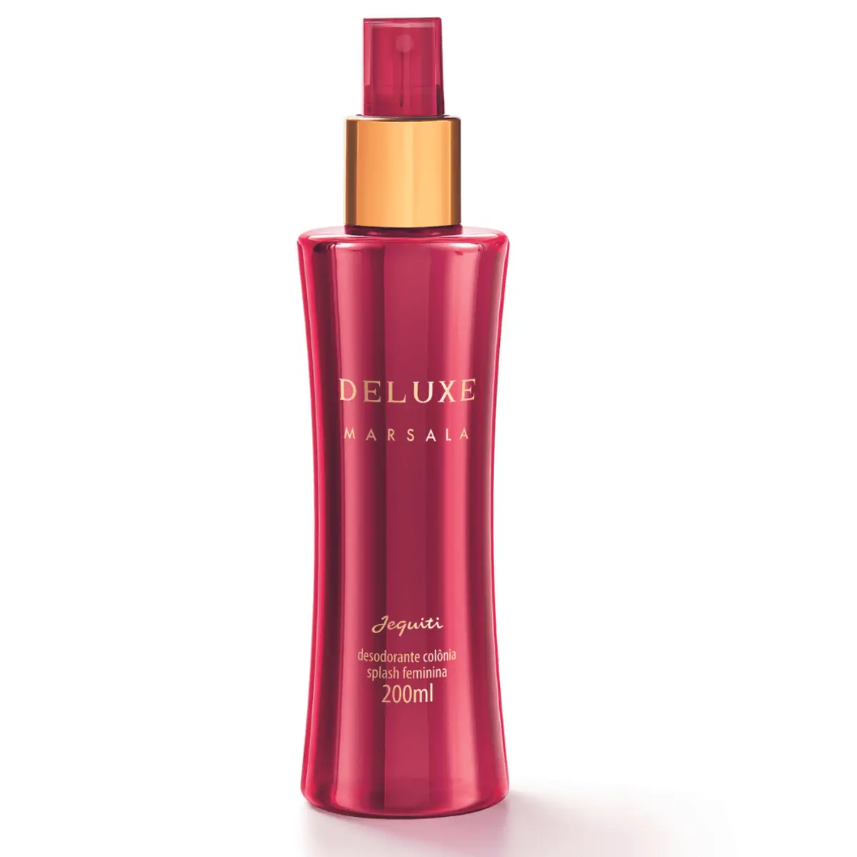 Desodorante Colonia Splash Feminina Deluxe Marsala, 200ml.
