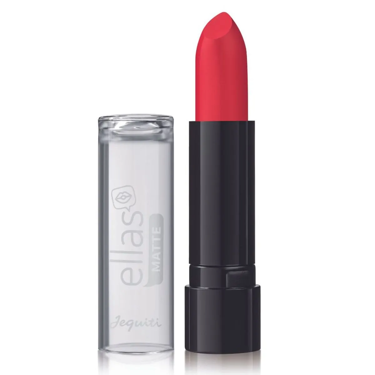 Batom Matte Ellas Jequiti Vermelho Luxo 3,5 g