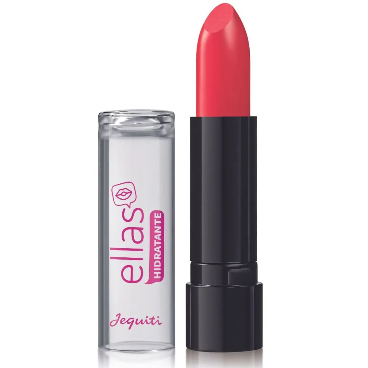 Batom Hidratante Ellas Jequiti Vermelho Desejo 3,5 g