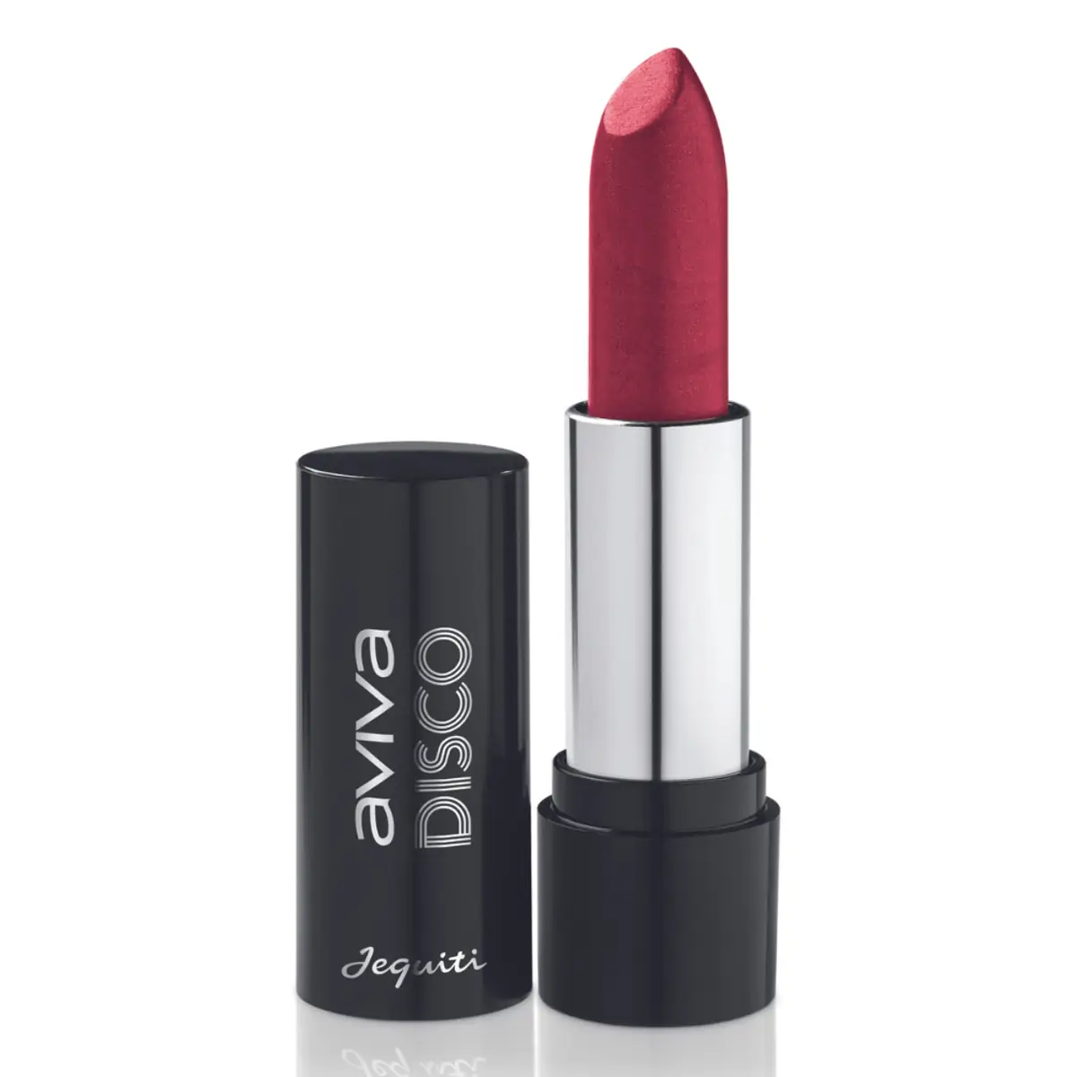 Batom Diamond Disco Aviva Vermelho Jequiti Vermelho na Pista, 4 g