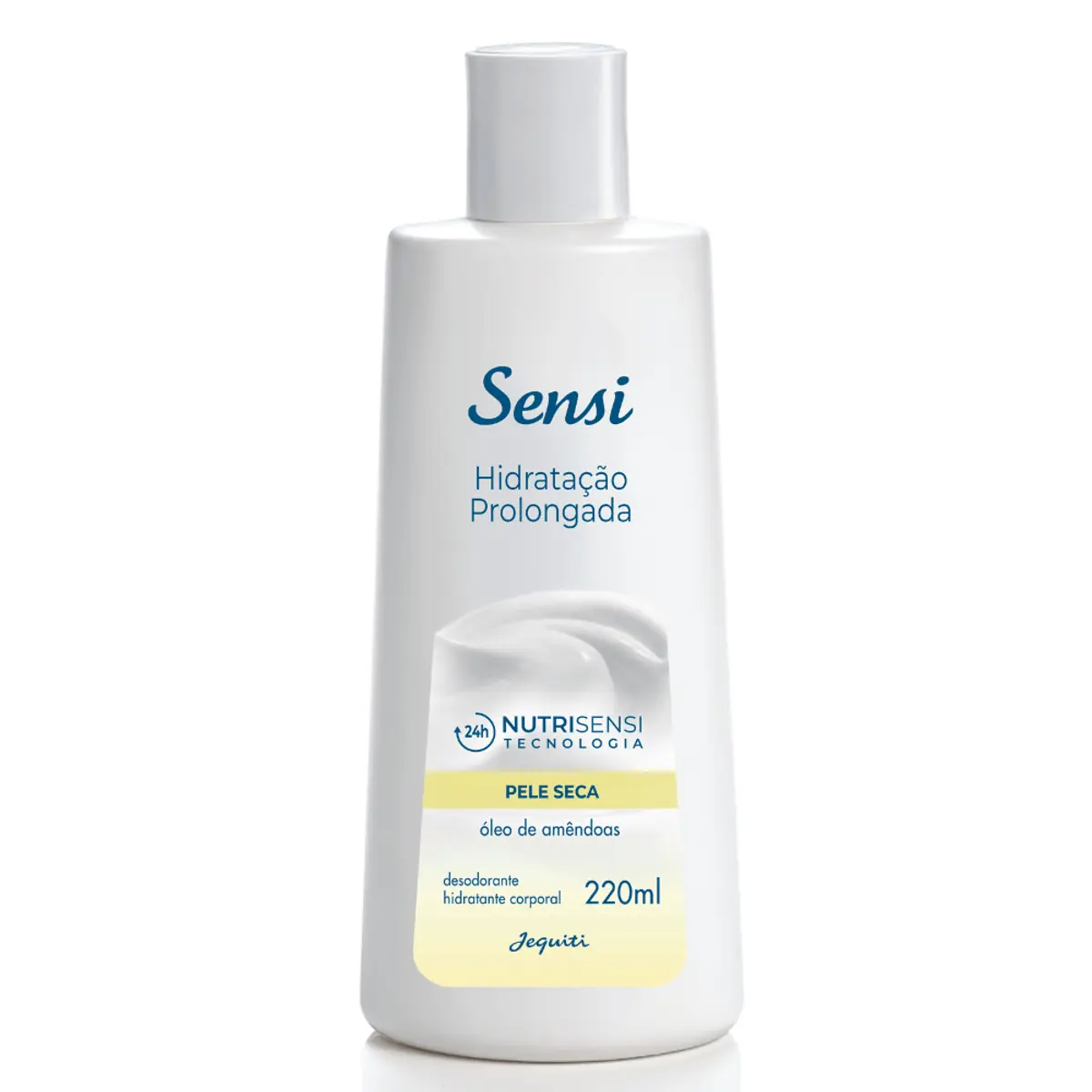 Desodorante Hidratante Corporal Sensi Hidratação Prolongada Pele Seca Jequiti 220 ml