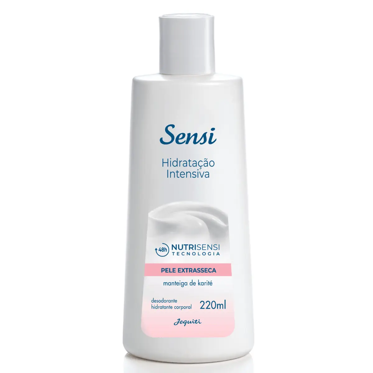 Desodorante Hidratante Corporal Sensi Hidratação Intensiva Pele Extrasseca Jequiti 220 ml