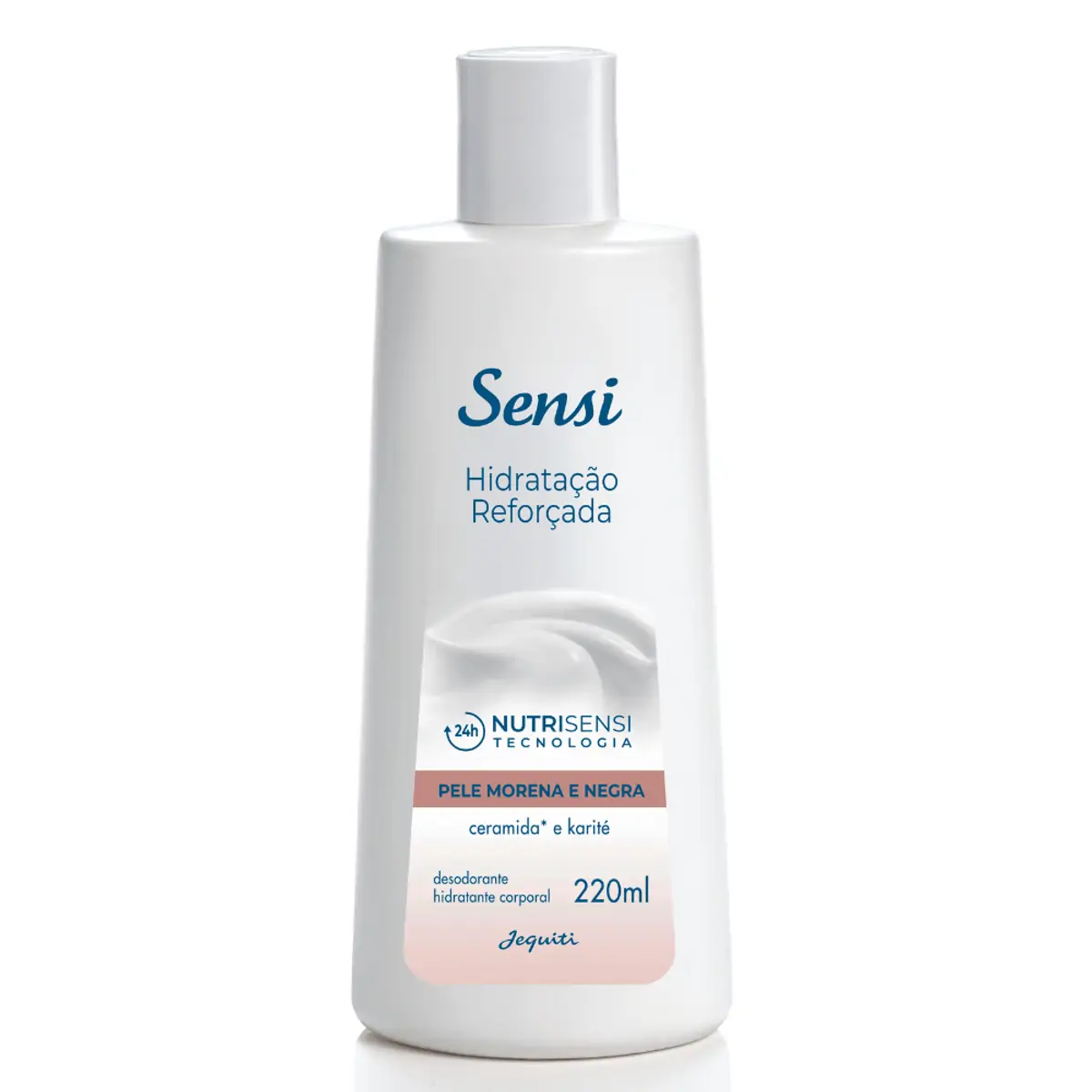 Desodorante Hidratante Corporal Sensi Hidratação Reforçada Pele Morena E Negra Jequiti 220 ml