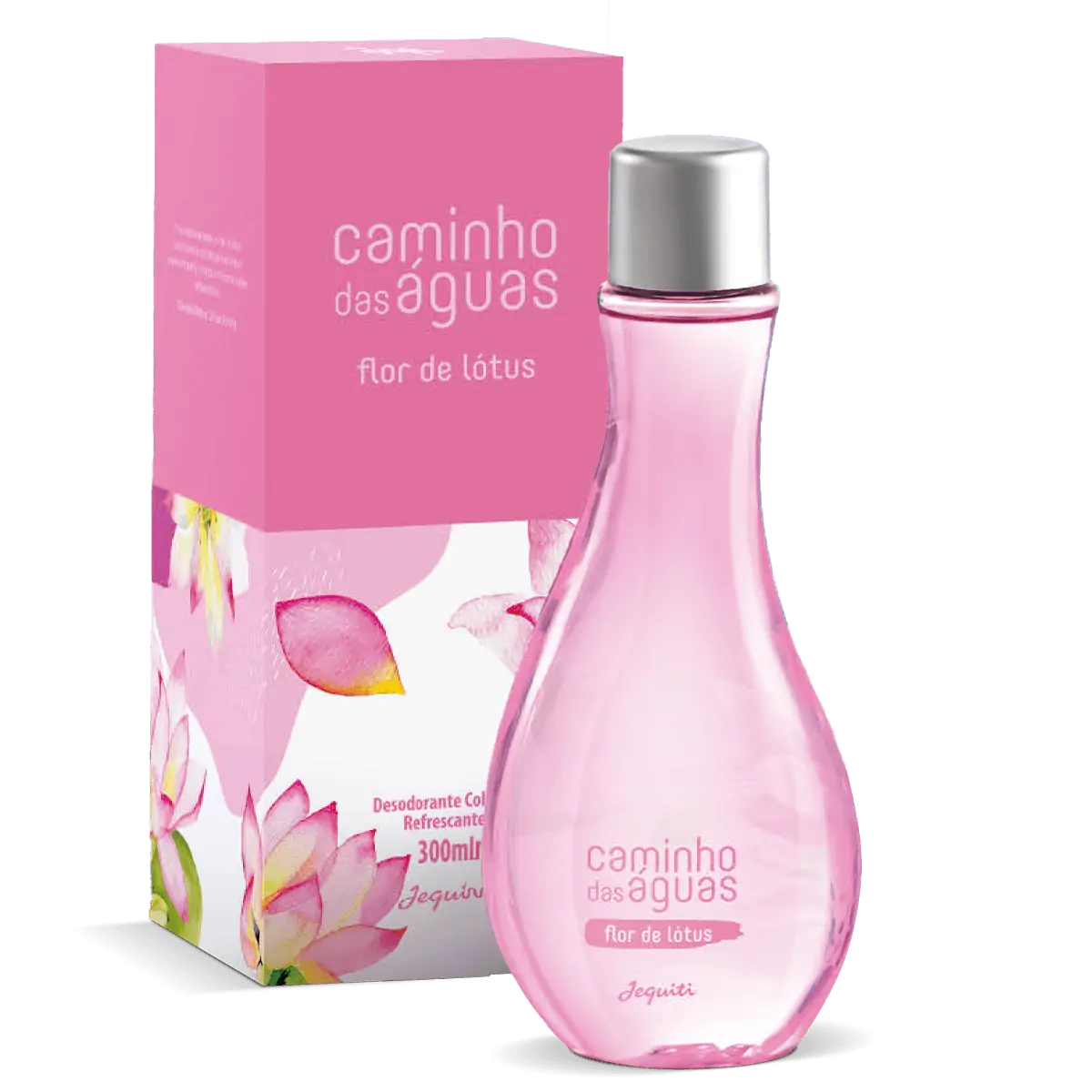 Desodorante Colônia Refrescante Caminho Das Águas Flor De Lotus, 300Ml un