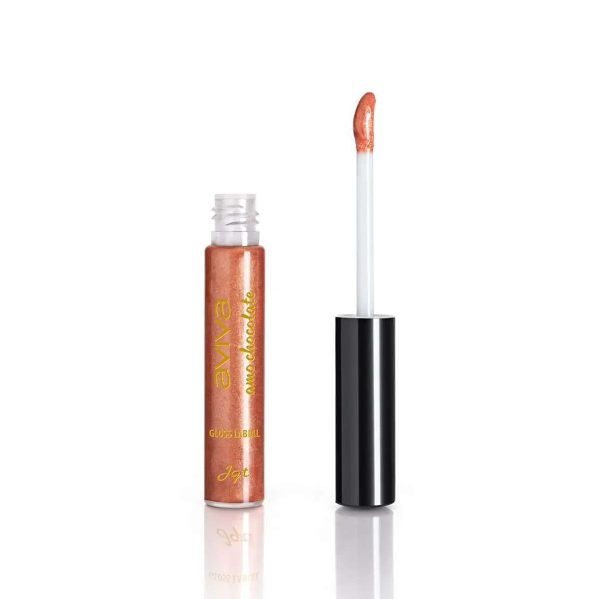 Gloss Aviva Amo Chocolate - Chocolate Com Pimenta, 5G 5g Chocolate Com Pimenta