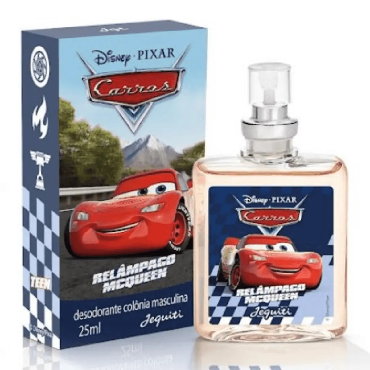 Desodorante Colonia Jequiti Disney Carros Relampago Mcqueen, 25 Ml