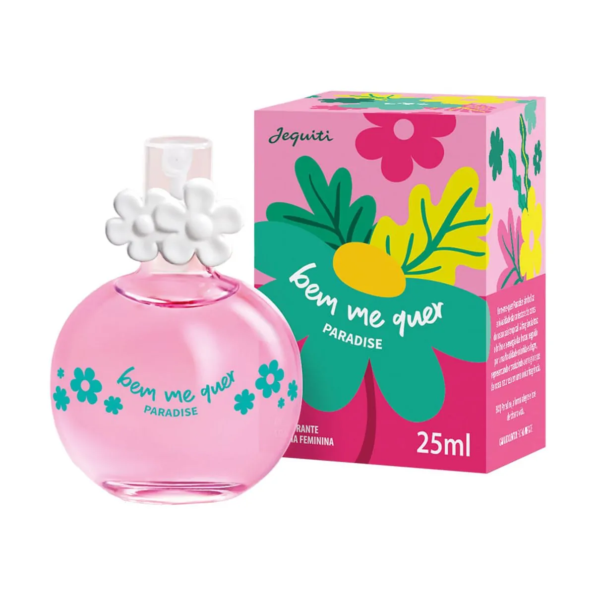Desodorante Colônia Feminina Bem Me Quer Paradaise Jequiti 25 ml
